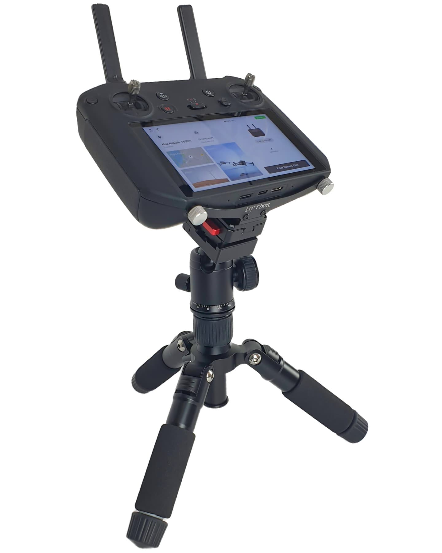 Штатив алюмінієвий Mini Tripod Titanium з кульовою головкою на 360 градусів для пультів DJI та інших (KT_00068) - Зображення 3